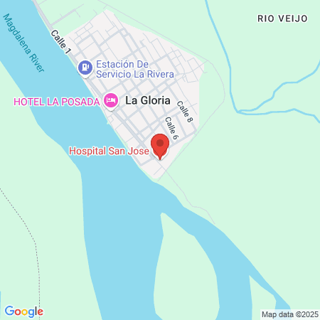 Eduardo Arredondo Daza Hospital map