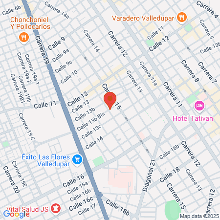 Centro Especialidades Medicas Del Cesar map