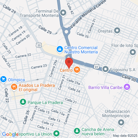 Clinica Rio map