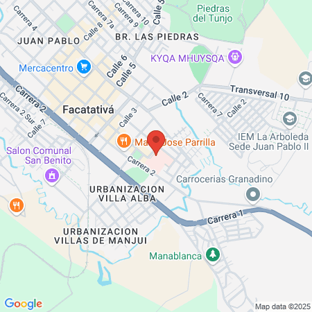 Clinica Las Americas map