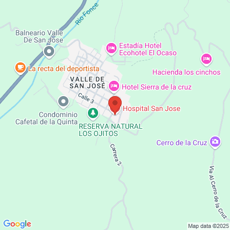 Hospital San Jose map