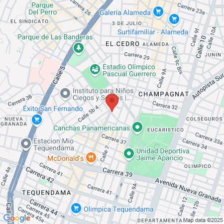 Hospital San José E S E map