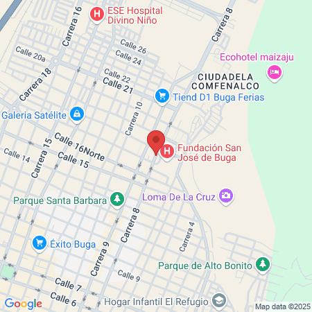 Remeo Center Cali map