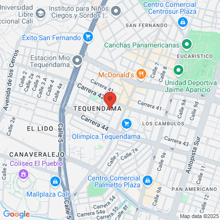 Clinica Vascular de Cali map