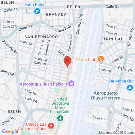 Adara Centro Estético map