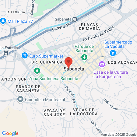 Namasté pestañas y uñas map