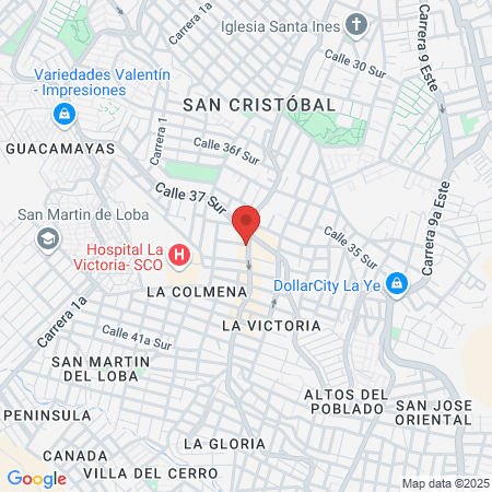 Vanidades & salud map