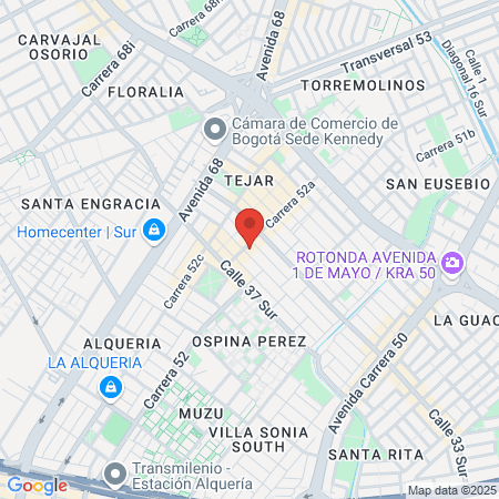 Tehia estetica y spa map