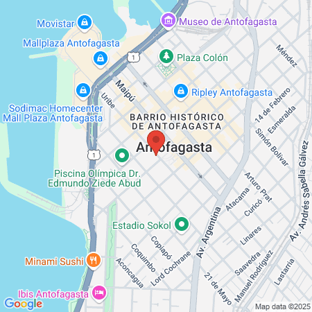 TALLER DE PELUQUERÍA DIDIHER HOME , Antofagasta map