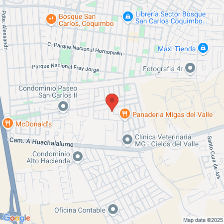 Lidia del Carmen Callejas Mery map