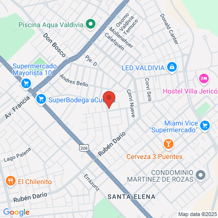 LATINOS BARBERIA map