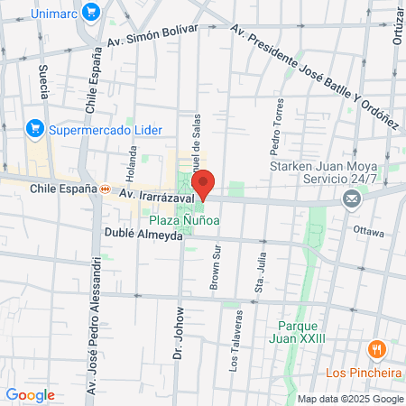 BARBERIA ÑUÑOA PELUQUERÍA MASCULINA map