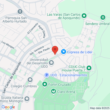 Lucky Barber San Carlos de Apoquindo map