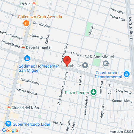 Barber Shop Soñadas 2 map