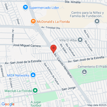 Oz Barbería Providencia map