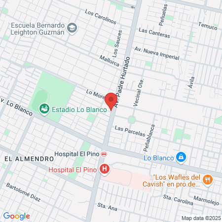 Barberia la Gracia de Dios map