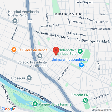 Barber Shop El Chiky Lucky map