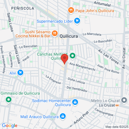 Metropolitan barberias map