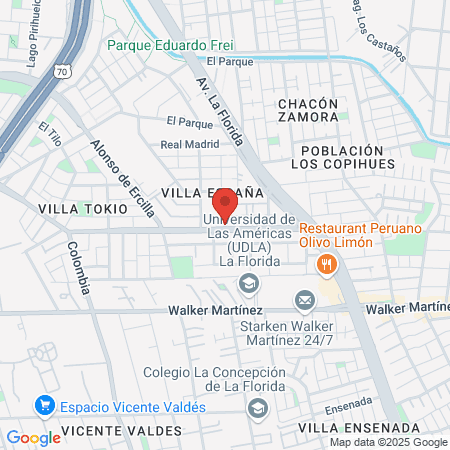 Avila Mood Estética y Barberia map