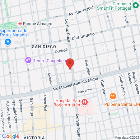 Kinetherapy Sucursal Antonio Varas map