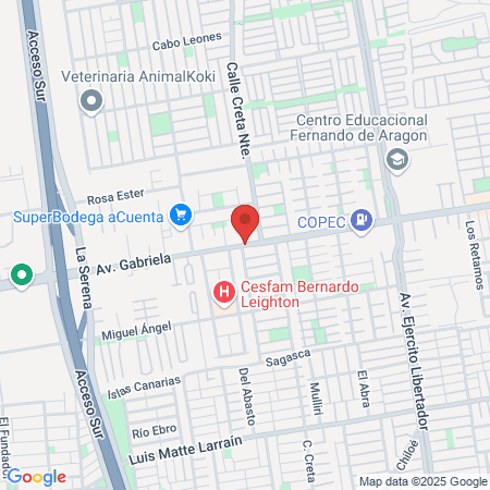 Peluqueria Unisex Vip's map