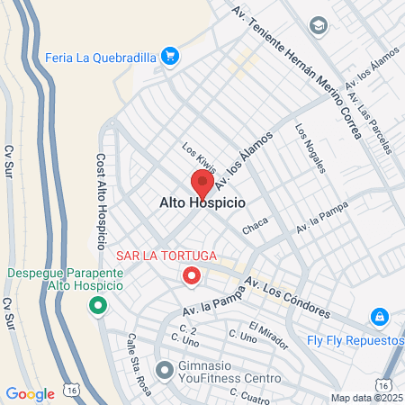 Cejas Larama Eliana map