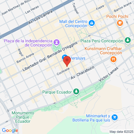 Dr. Sergio Rojas O. - Ortodoncia map