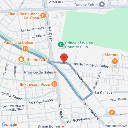 Dra. Francisca Gleboff map