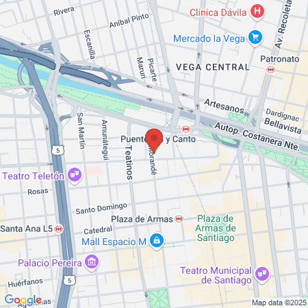 Clínica Ortodontik Vitacura map