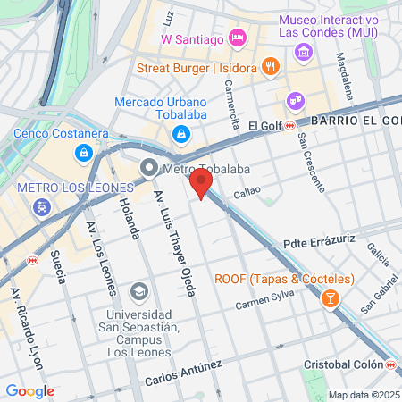 Grupo Dental Blue Estetica Sucursal Tobalaba map