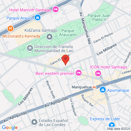 Clinica Cumbres Spa map