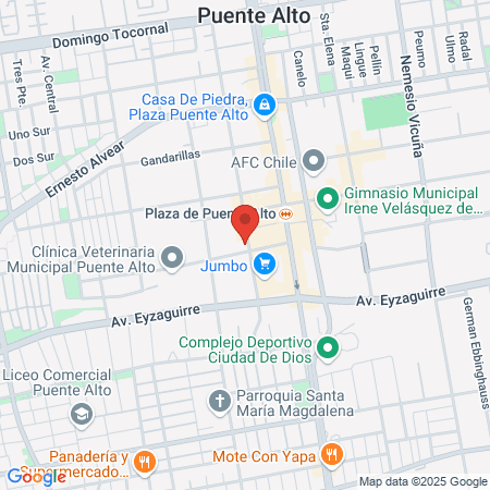 Dental Del Valle map