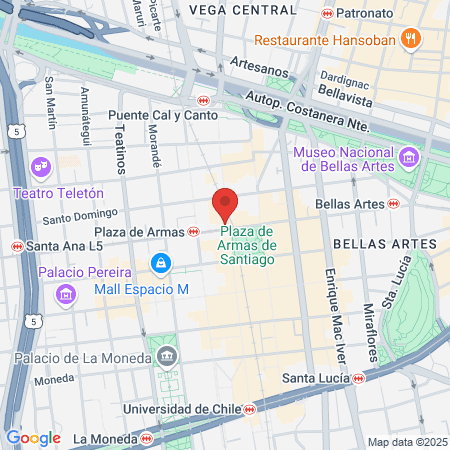 Implantes Dentales Santiago map