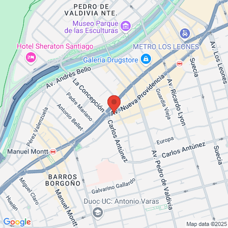 Naspe Clinic - Las Condes map