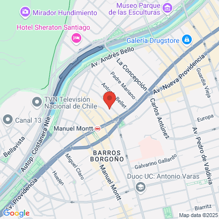 Kairos Dent - Las Condes map