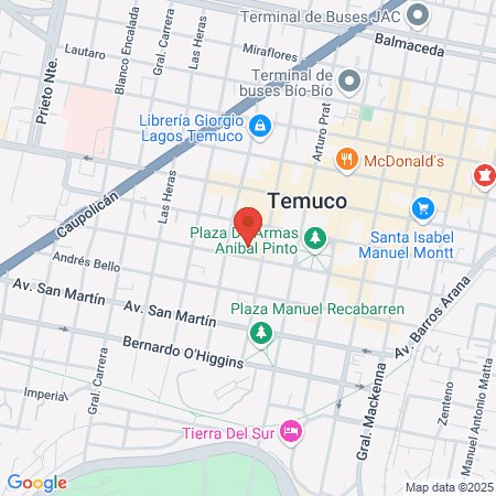 Alejandro Abel Benítez Urrutia map