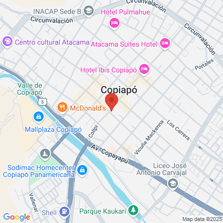 Jose Iván Córdova Vallejos map