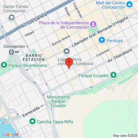 Implantes Dentales en Concepcion map