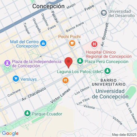 Dra. Camila Pinto San Martín, Dentista map