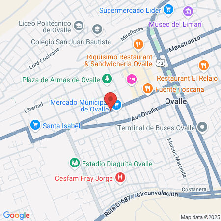 Ruben Alfredo Gonzalez Vergara map