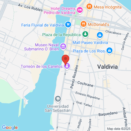 Odont. Ignacio Pradenas Moreno, Dentista map