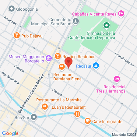 Juan Sánchez Cresp odontólogo map