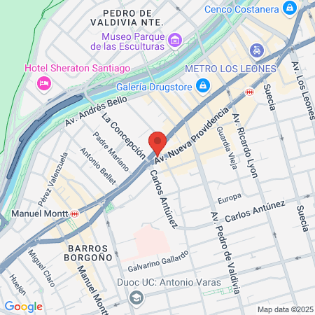 Clinica Odontologica Lubascher Y Mena Limitada map