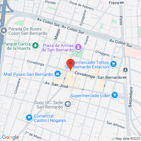 Florencia Hanisch Dentista map