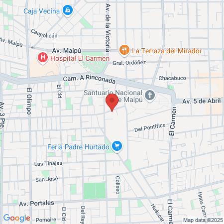 Dental center Padre Hurtado map