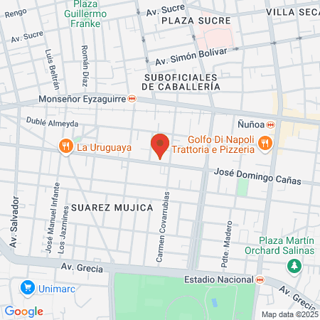 Ricardo Fernando Ceballos Copello map