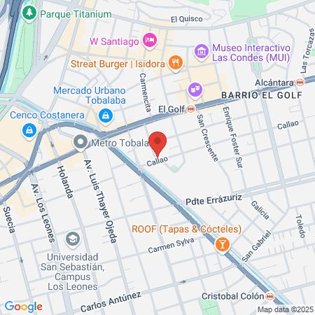 Clinica Dental Patricia Vidaurre map