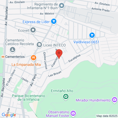 Marío Alberto Valencia Undurraga map