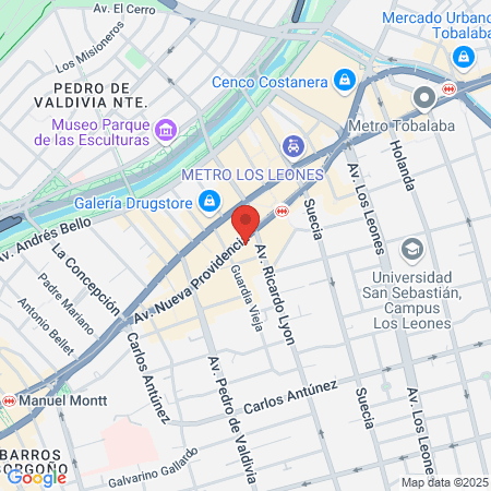 Dra. Camila Leiton Lobos, Dentista map