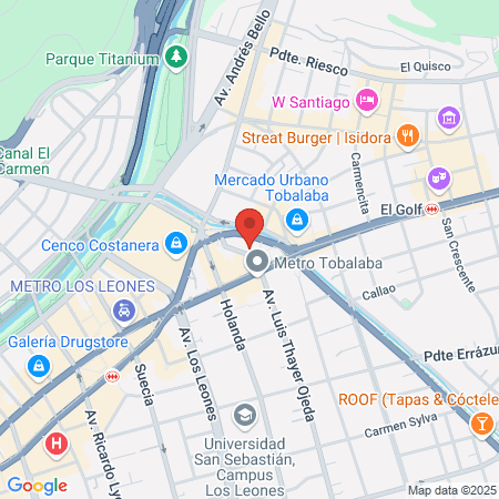Dra. Paula Molina, Dentista Santiago map